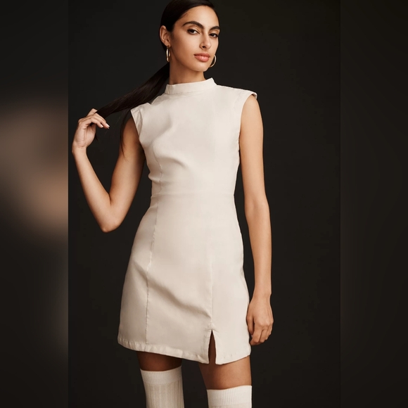 Anthropologie Dresses & Skirts - NWT Anthropologie Mock-Neck Sleeveless Seamed Dress - Large